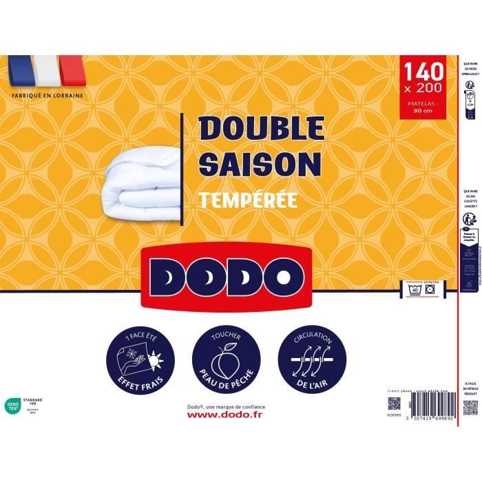 DODO - Piumino doppia stagione - 140 x 200 cm - 300 g/m - Volupt&