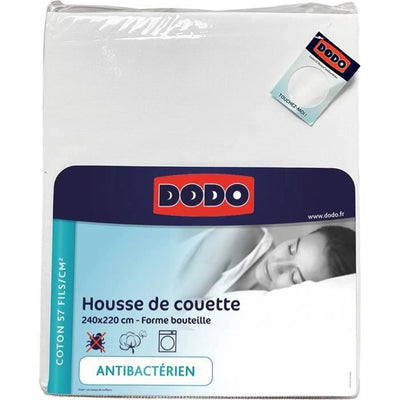 COPERCHIO DODO DUVET - 260x240 cm - cotone - antibatterico - bianco - fatto in Francia