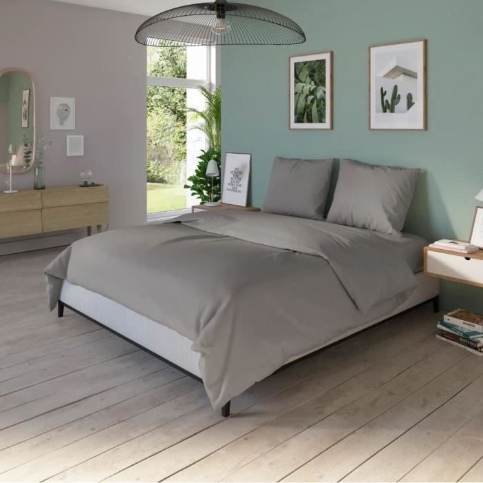 Copertura DODO DUVET - 240x220 cm - Cotton - Antibatteriale - Taupe - Made in Francia