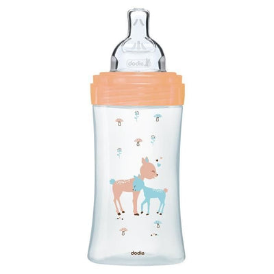 DODIE Bottle Sensation Glass 270ml Beige Biche - 0-6 mesi