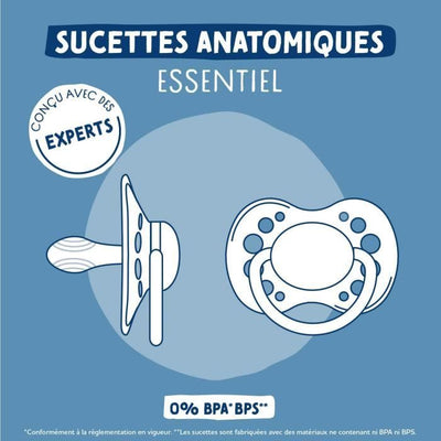 Ciucci anatomici Duo - DODIE - EDL A103 - +6 mesi - Panda rosso