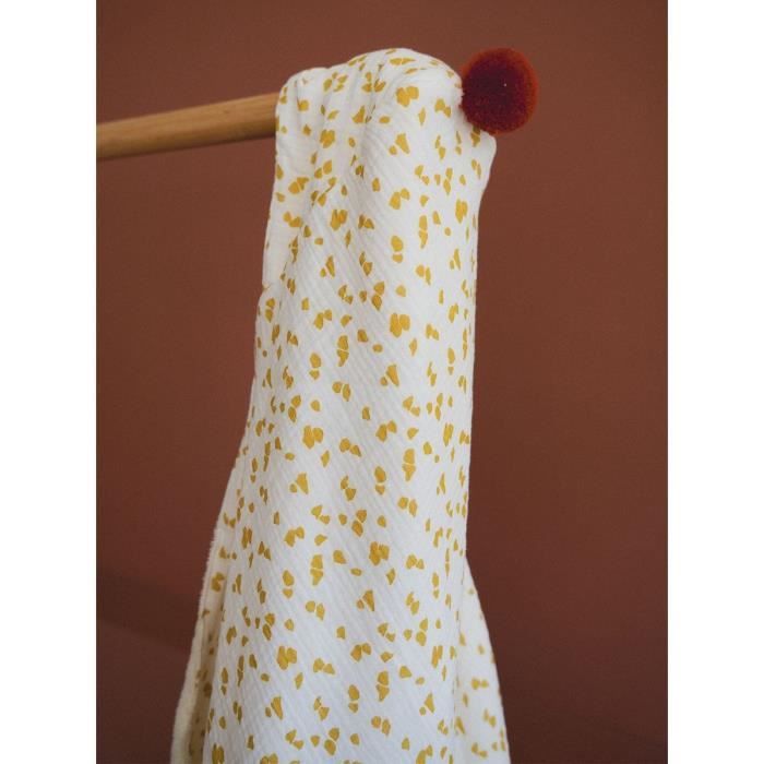 Accappatoio - DOMIVA - Honey Moon - Cotone ultra morbido e assorbente - Cappuccio incorporato