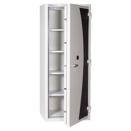 Armadio certificato UL 72 Classe 350 resistente al fuoco per 2 ore con piani interni cm. 75,9x60,5x190,9h