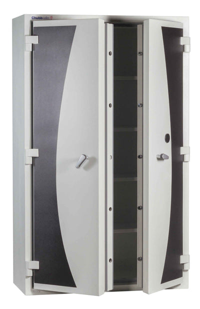 Armadio certificato UL 72 Classe 350 resistenza al fuoco per 2 ore con quattro piani interni cm. 116x60,5x190,9h