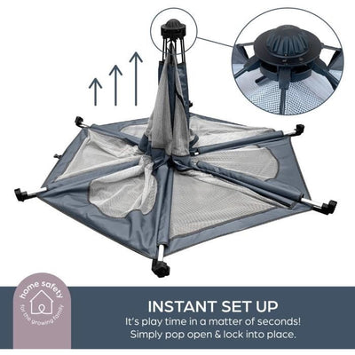 Adventure Parc Pop-Up - DREAMBABY - Tessuto con borsa per il trasporto - Coperture anti UV (uso esterno) -  1,3 m - H1 m