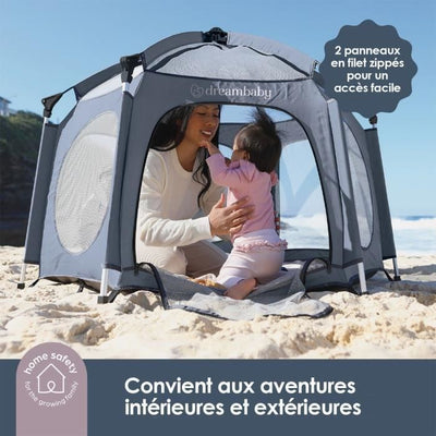 Adventure Parc Pop-Up - DREAMBABY - Tessuto con borsa per il trasporto - Coperture anti UV (uso esterno) -  1,3 m - H1 m