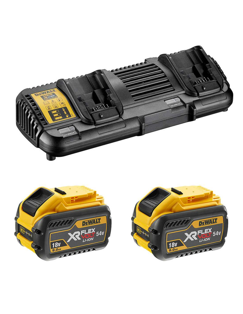 Dewalt power set flexvolt dcb132x2 (2 x 54v/18v 9,0 ah + dcb132) 5035048664810