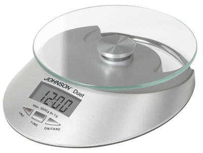 Bilancia Digitale Cucina 5Kg Tara Grammi Once Orologio Spegnimento Automatico