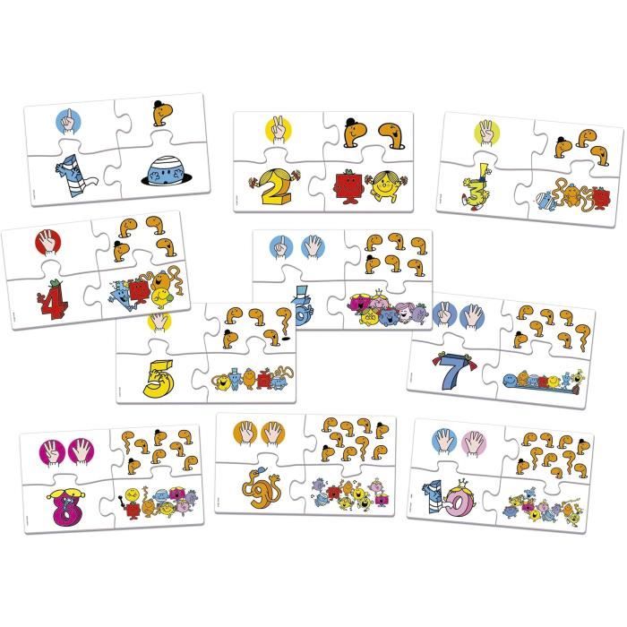 Gioco didattico - EDUCA - Monsieur Madame - Numeri