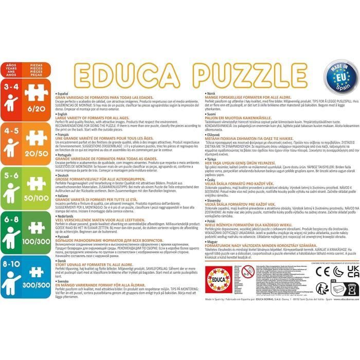 4 puzzle progressivi - EDUCA - Multi 4 Monster High 50-80-100-150