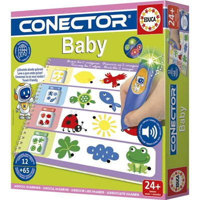 Conector Baby - Gioco educativo - EDUCA - 65 domande, 12 temi, formato libro - Dai 2 anni