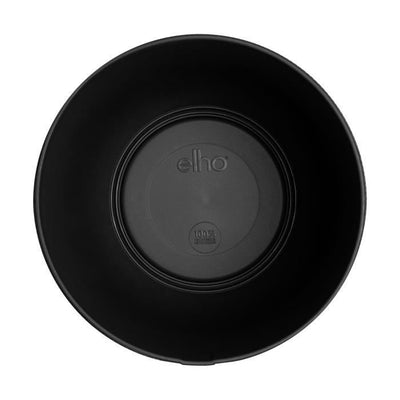 Vaso da fiori - Elho - Jazz Round - Nero -  26 x H 24 cm - Interno - 100% riciclato