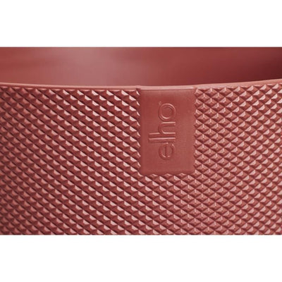 Vaso da fiori - Elho - Jazz Round - Rosso - L 35 x P 34,5 x H 32 cm - Interno - 100% riciclato