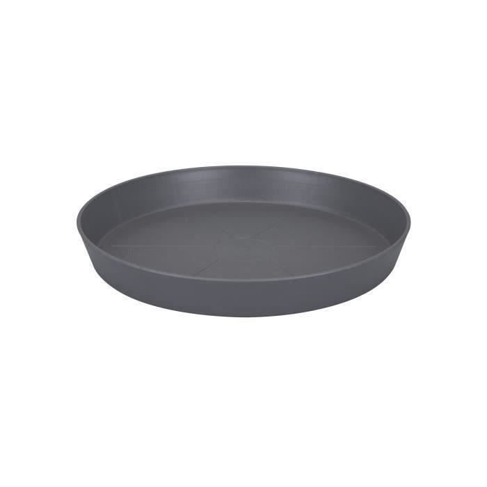 Piattino ELHO Round Loft Urban -  30 cm - Grigio antracite