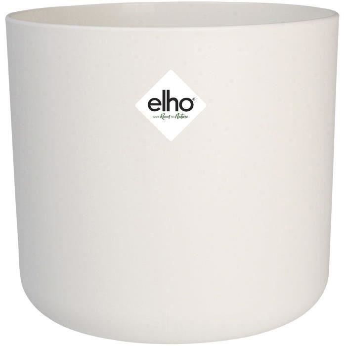 Pot di fiori rotondi B.For - Plastica - 25 - bianco