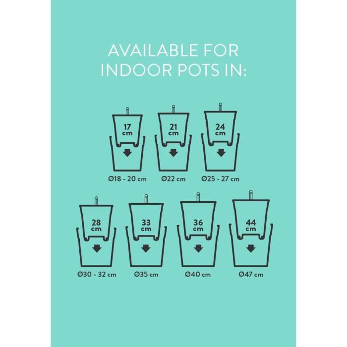 Elho Vaso da fiori con inserto autoirrigante 33 - Nero -  33 x H 31 cm - Accessori interni - 100% riciclato