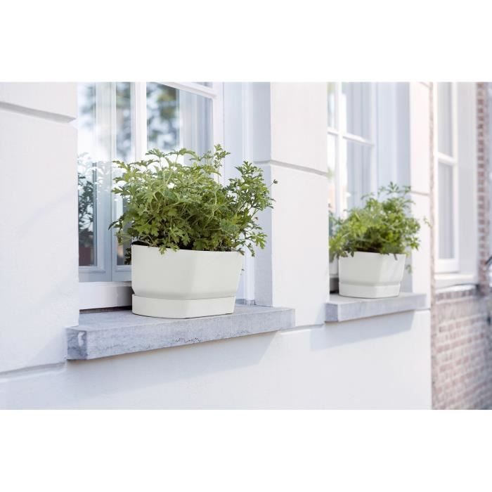 Oval piantatrice Greenville - Plastica - 70 - Greenfera