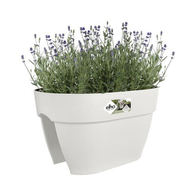 ELHO - Vaso da fiori - Vibia Campana Flower Bridge 40 - Silk White - Balcone esterno - L 26 x P 39 x H 22 cm