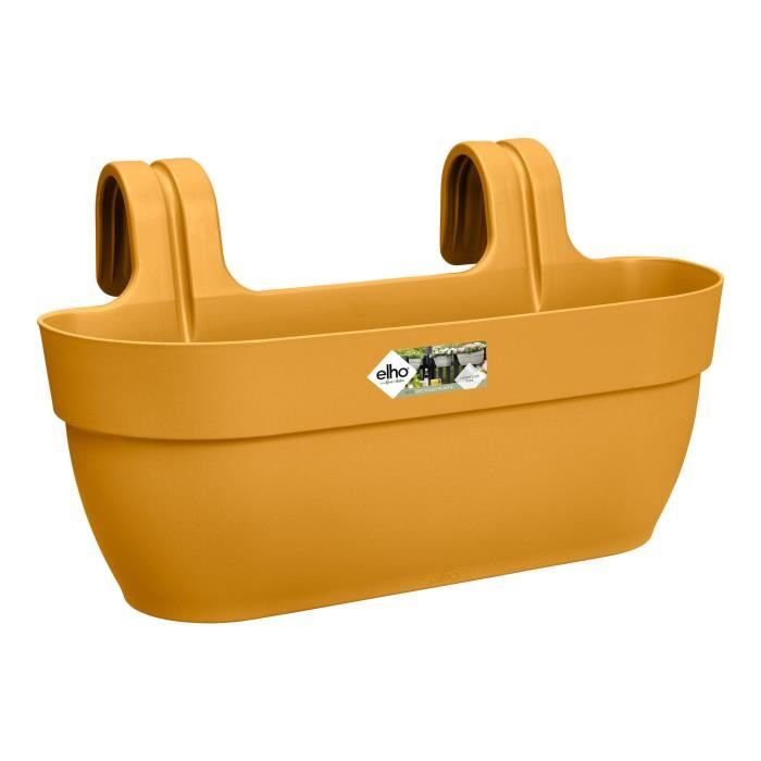 ELHO - Vaso da fiori - Vibia Campana Easy Hanger Large - Giallo miele - Balcone esterno - L 24,1 x P 46 x H 26,5 cm