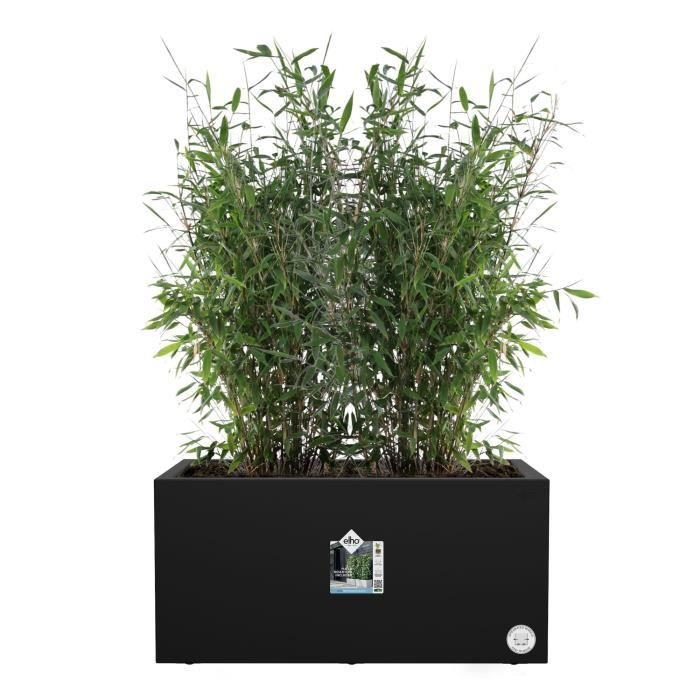 Elho Vivo Next Long 60 Fioriera - Nero - L 59 x P 30 x H 29 cm - interno/esterno - 100% riciclato