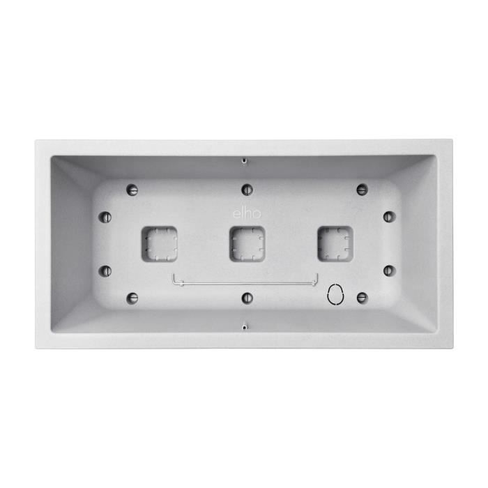 Elho Vivo Next Long 60 Fioriera - Grigio - L 59 x P 30 x H 29 cm - interno/esterno - 100% riciclato