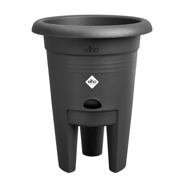 ELHO Green Basics Vaso per fragole 33 - Nero -  33 x H 42 cm - coltivazione e raccolta all&