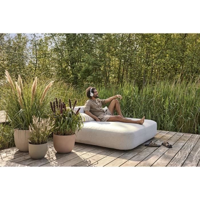 Vaso per fiori - ELHO - Sereh Round 30 - Marrone - L 30 x P 29,5 x H 25 cm - 100% riciclato