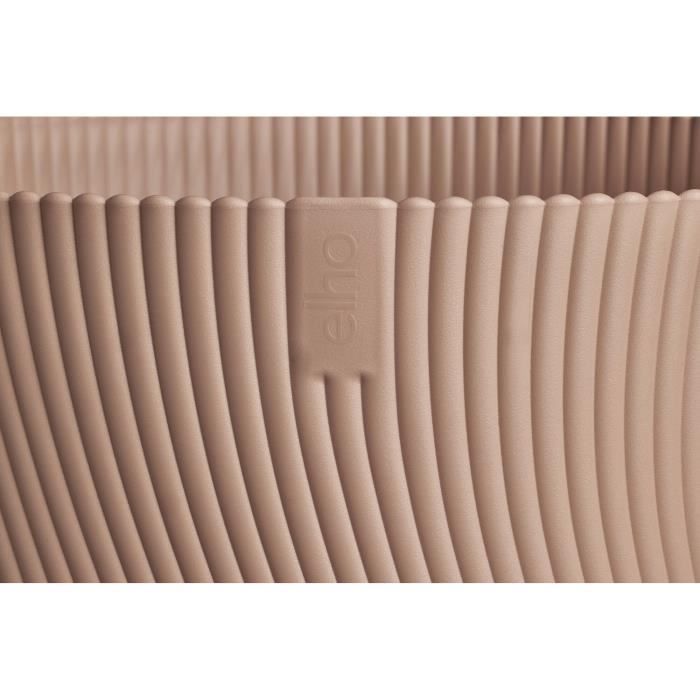 Vaso per fiori - ELHO - Sereh Round 40 - Marrone -  39 x H 33 cm - 100% riciclato