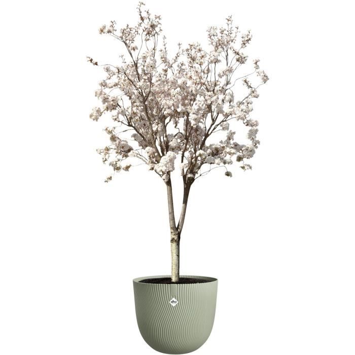 Vaso per fiori - ELHO - Sereh Round 47 - Verde -  47 x H 40 cm - 100% riciclato