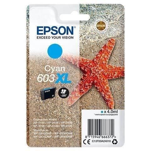 Cartuccia InkON EPSON Singlepack 603XL Ink - Ciano