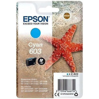 EPSON Inkjet Singlepack 603 Ink - Ciano