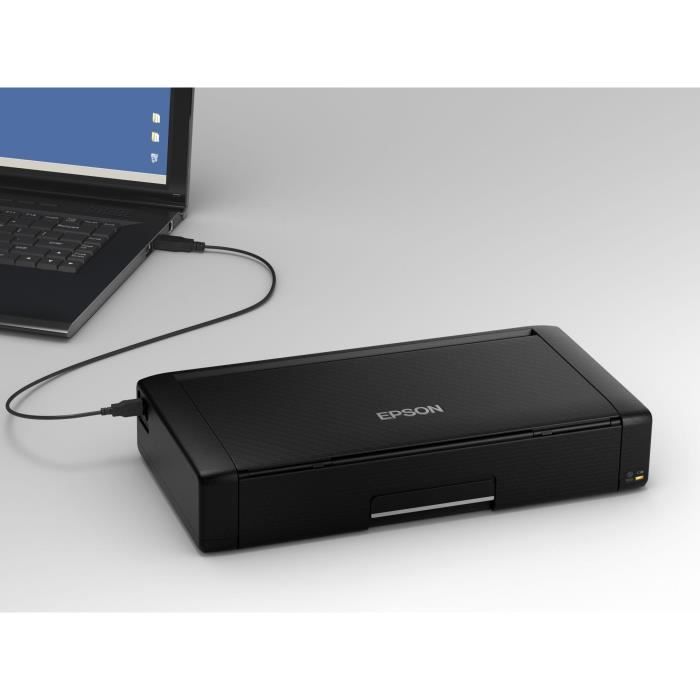 Stampante inkjet A4 - EPSON - WorkForce WF-110W - Wireless Wi-Fi e Wi-Fi Direct - Compatibilità inchiostro: EPSON 266 e 267