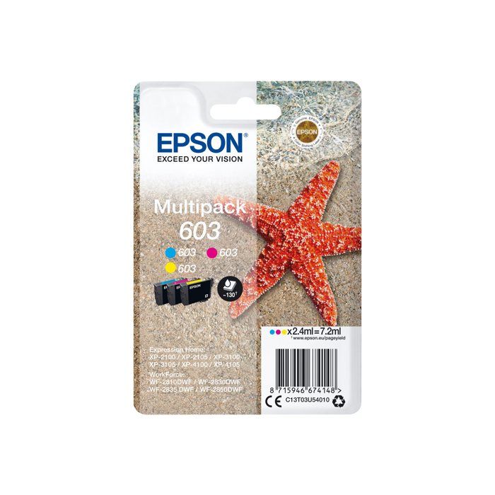 Inchiostro - EPSON - Multipack 3 colori - Starfish 603