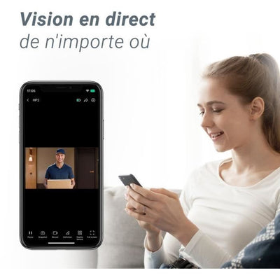 Spioncino connesso - EZVIZ - HP2 - 1080p - batteria 2200mAh - angolo di visione 146 - schermo 4,3 pollici