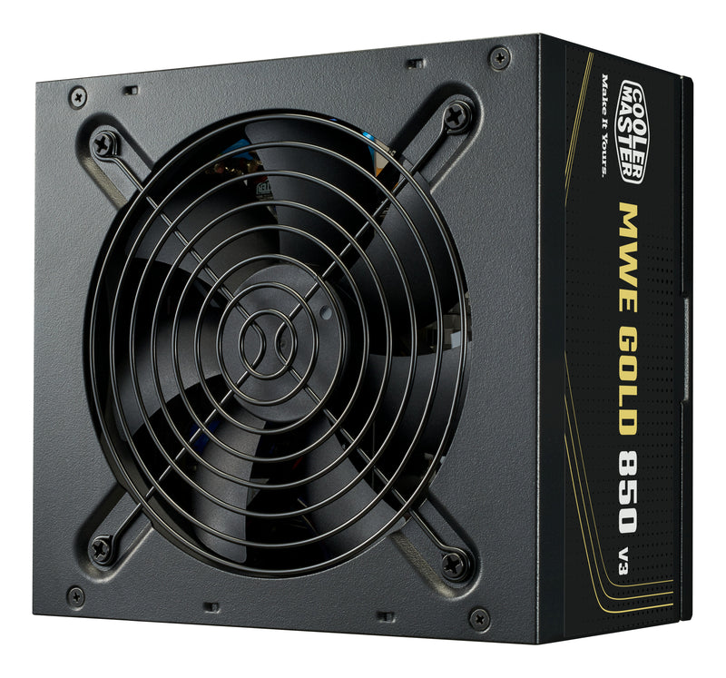 Cooler Master Alimentatore Mwe Gold 850 V3, 850W 80+Gold Non Modulare Atx 3.1 Ventola 120Mm, Gar 5 A