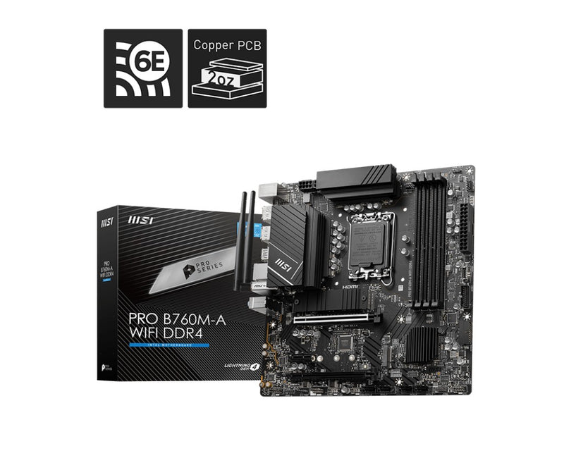 MSI PRO B760M-A WIFI DDR4 (1700) (D)