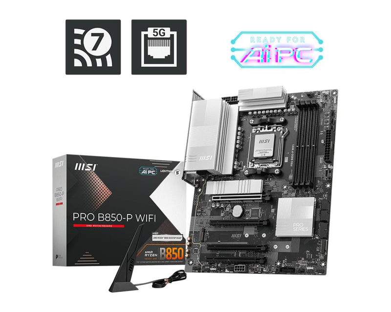 MSI PRO B850-P WIFI scheda madre AMD B850 Socket AM5 ATX