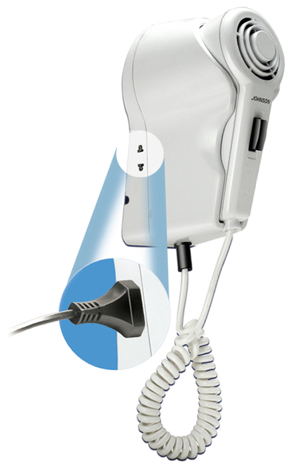 Asciugacapelli da Parete 1000W Professionale Versatile Hotel Casa Resistente