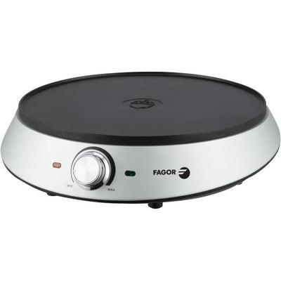 Crepiera elettrica - FAGOR - FGC240 - 1200 W - Diametro: 30 cm - Rivestimento antiaderente - Grigio