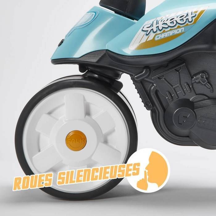 Bicicletta senza pedali Falk - Street Champion - ruote silenziose - Blu