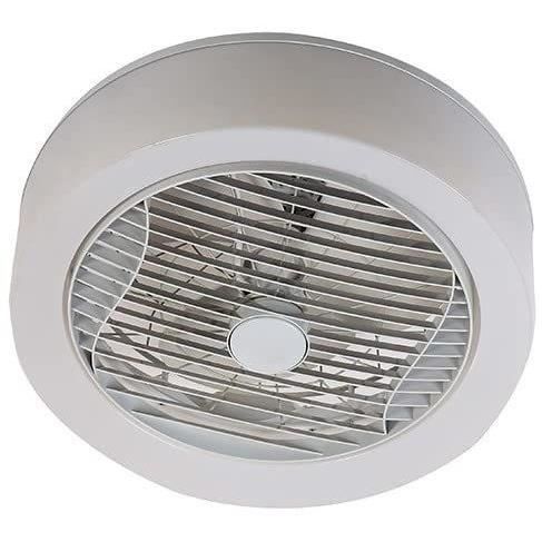 Air -light Crown - Ventole del soffitto bianco 40 cm 95 W con corona di illuminazione a LED