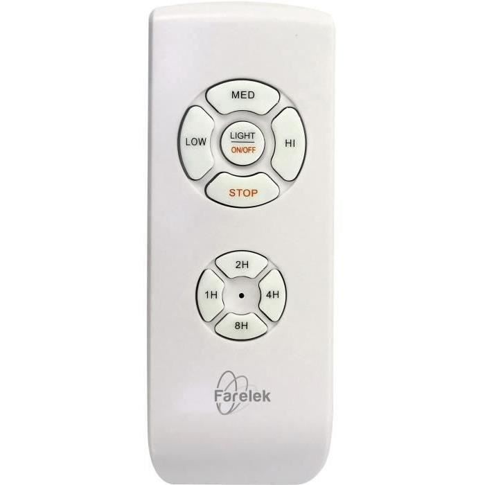 Corsica bianca - 116 cm ventilatore a soffitto da 70 W + illuminazione a LED