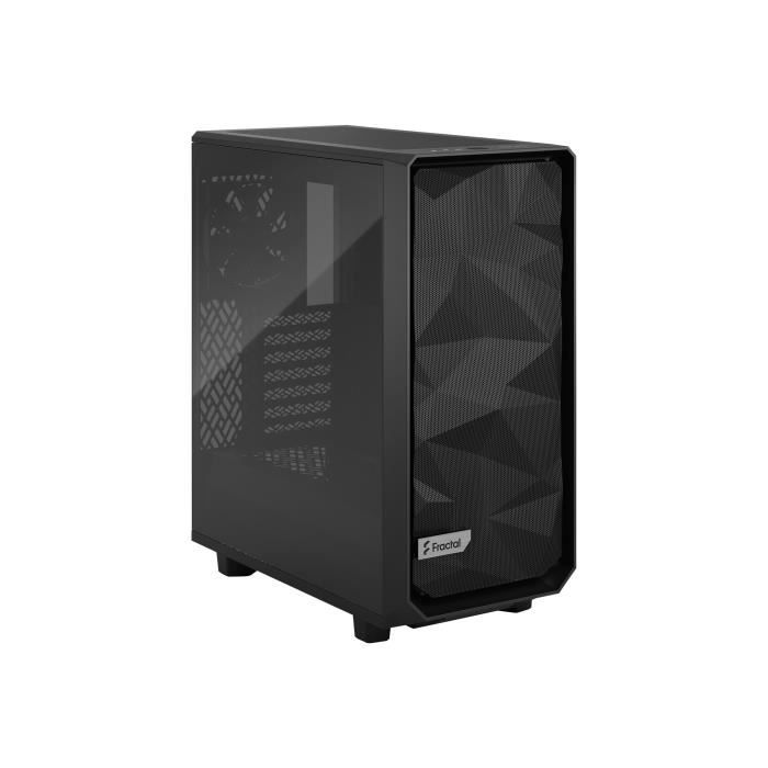 FRACTAL DESIGN - PC Meshify 2 Compact Case Pannello in vetro temperato nero Tinta chiara