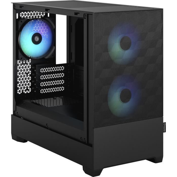 FRACTAL DESIGN - Pop Mini Air RGB Black TG - Case per PC - Nero (FD-C-POR1M-06)