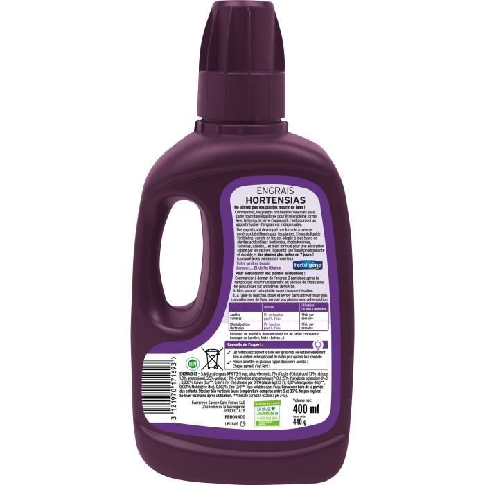 FERTILIGENE Ortensia, fertilizzante rododendro - 400 ml