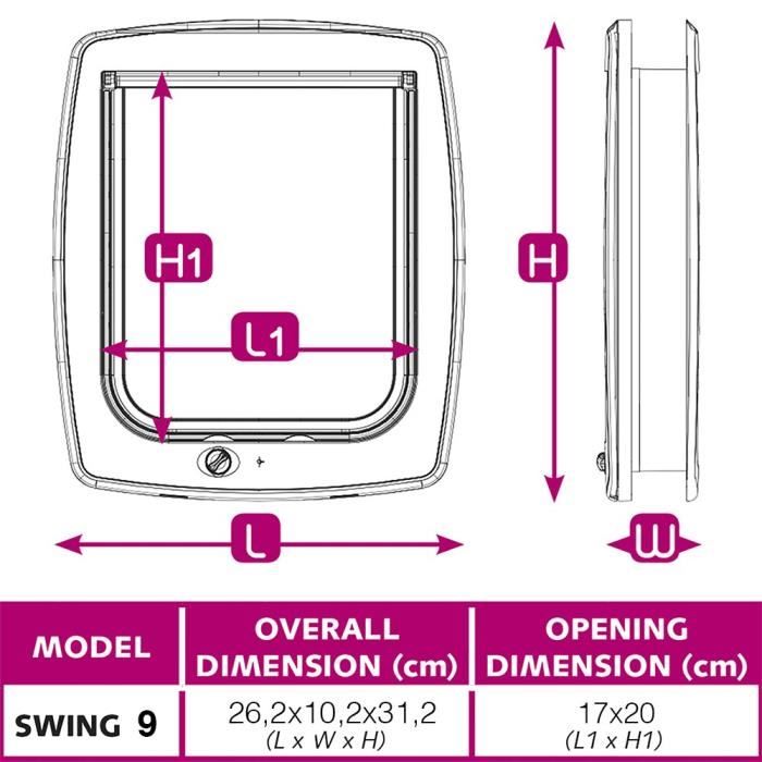 CHATIERE plastica swing Marr