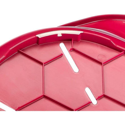 Cestino - FERPLAST - SIESTA DELUXE 4 - Bordeaux - Ovale - Interno - Antiscivolo