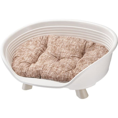 Cesto - FERPLAST - TRONO 4 - Con cuscino relax - Bianco
