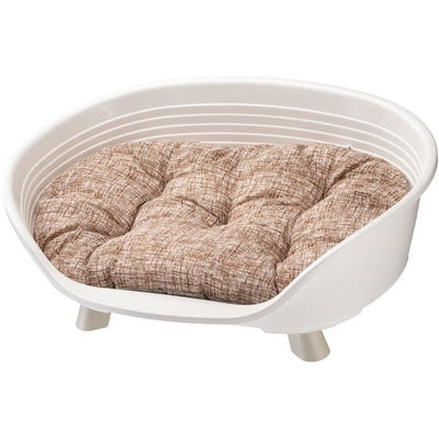 Cesto - FERPLAST - TRONO 6 - Con cuscino relax - Bianco