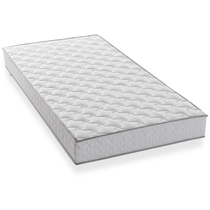 Materasso in schiuma 90 x 190 - Comfort costante - Spessore 16 cm - DEKO DREAM Kiva